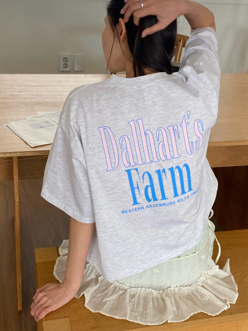 Diana - Korean Women Fashion - #womensfashion - Dalharts Farm Tee - 10