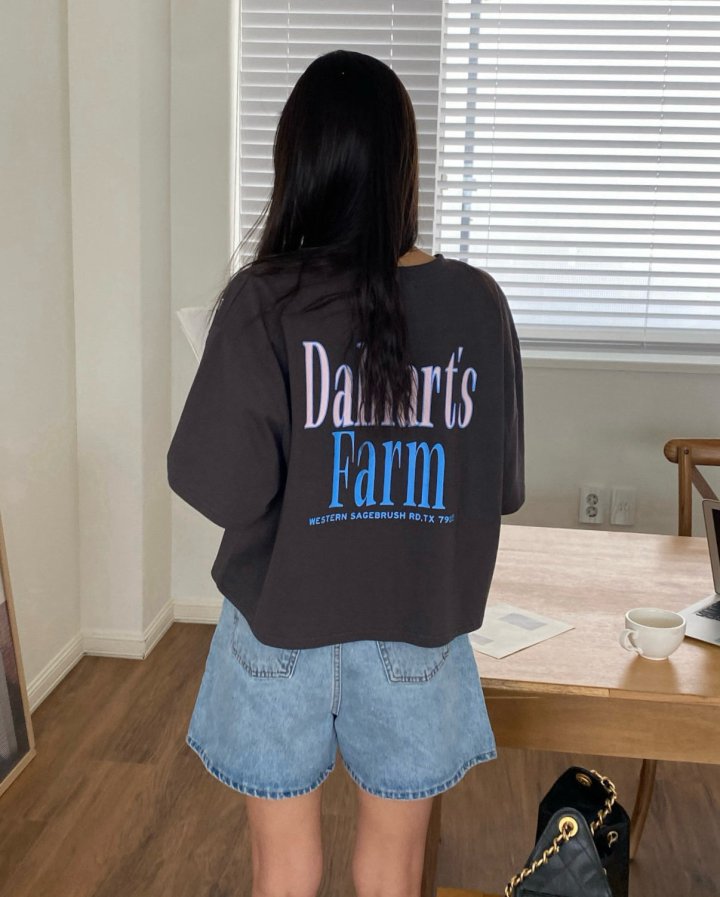 Diana - Korean Women Fashion - #womensfashion - Dalharts Farm Tee - 2