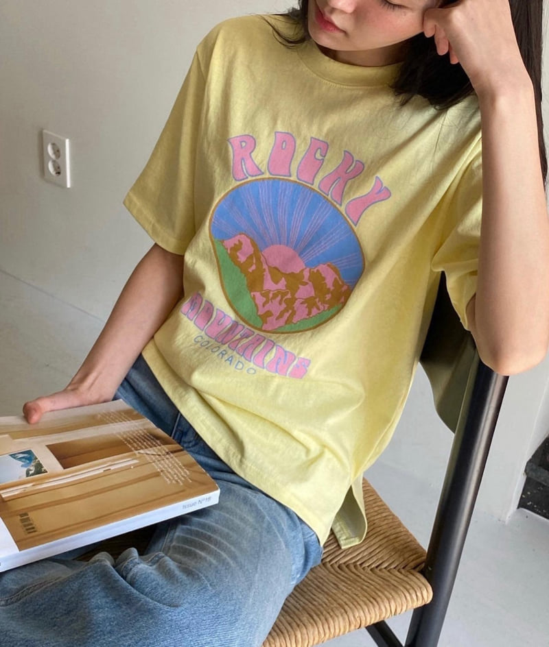 Diana - Korean Women Fashion - #womensfashion - Rocky Tee