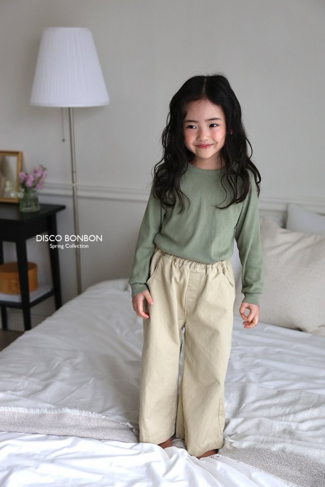 Disco Bonbon - Korean Children Fashion - #childofig - Cotton Wide Pants - 11