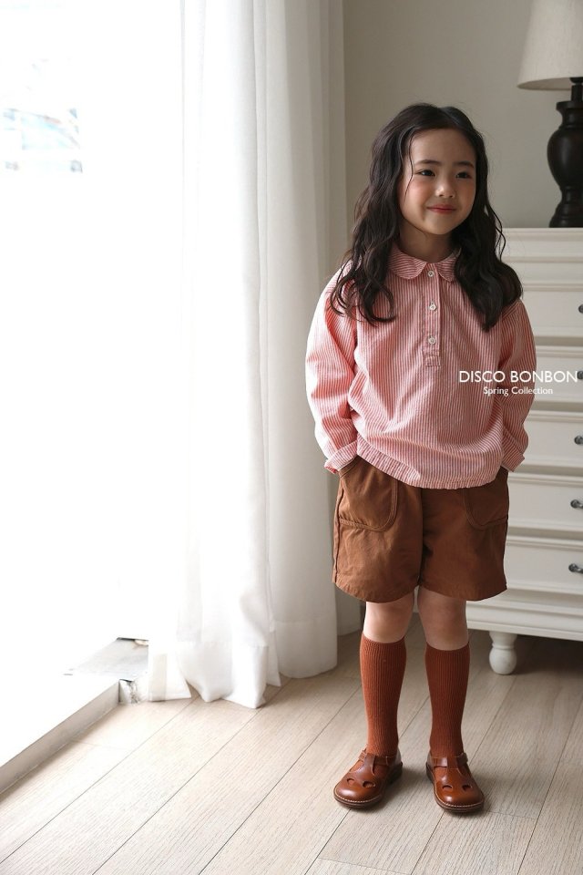 Disco Bonbon - Korean Children Fashion - #childofig - Collar Petite Shirt - 9