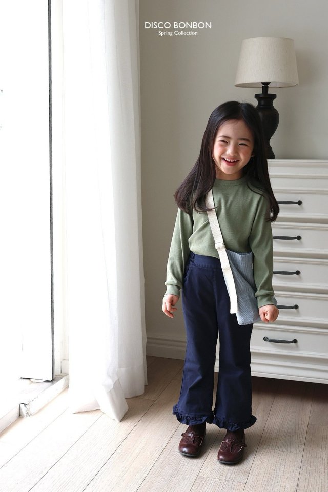 Disco Bonbon - Korean Children Fashion - #childofig - Span Frill Pants - 8