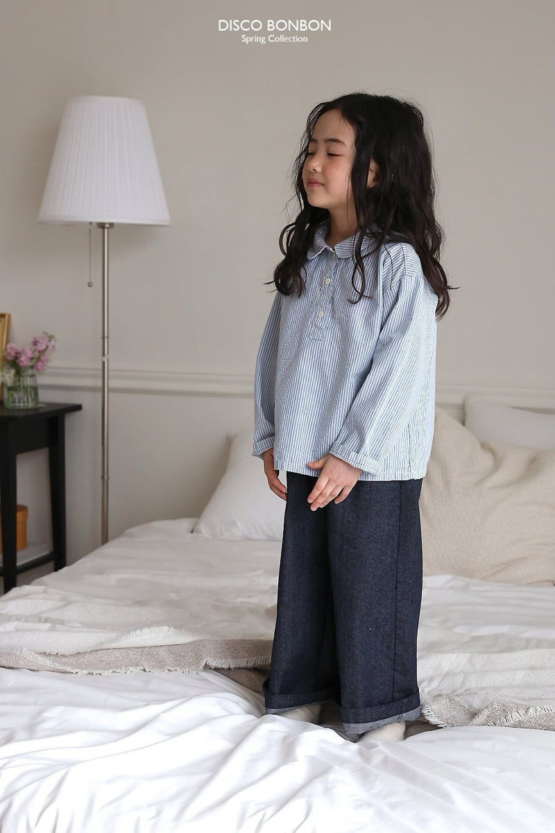 Disco Bonbon - Korean Children Fashion - #childrensboutique - Collar Petite Shirt - 11