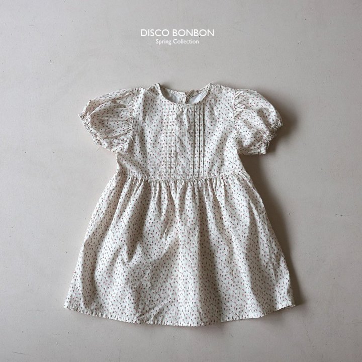 Disco Bonbon - Korean Children Fashion - #discoveringself - Small Flower One-piece
