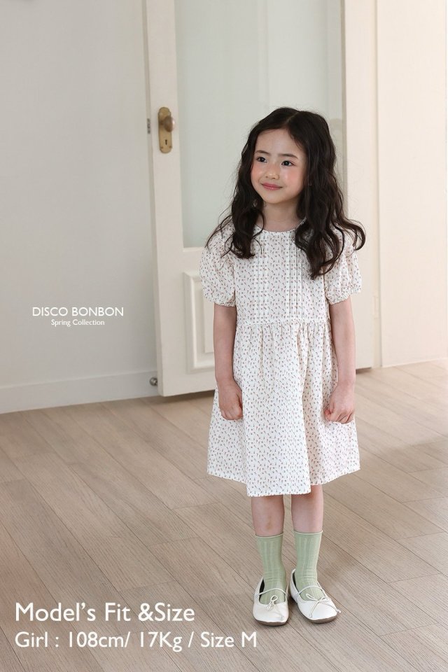 Disco Bonbon - Korean Children Fashion - #fashionkids - Small Flower One-piece - 2