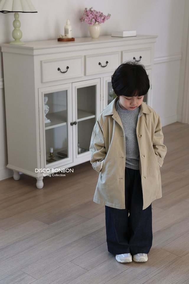 Disco Bonbon - Korean Children Fashion - #fashionkids - Wide Denim Jeans - 11