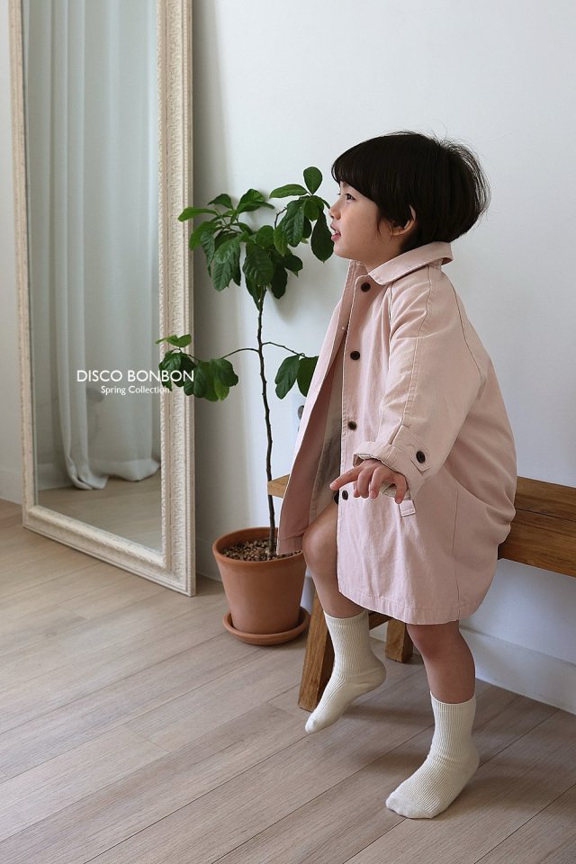 Disco Bonbon - Korean Children Fashion - #kidsshorts - Spring Trench Coat - 7