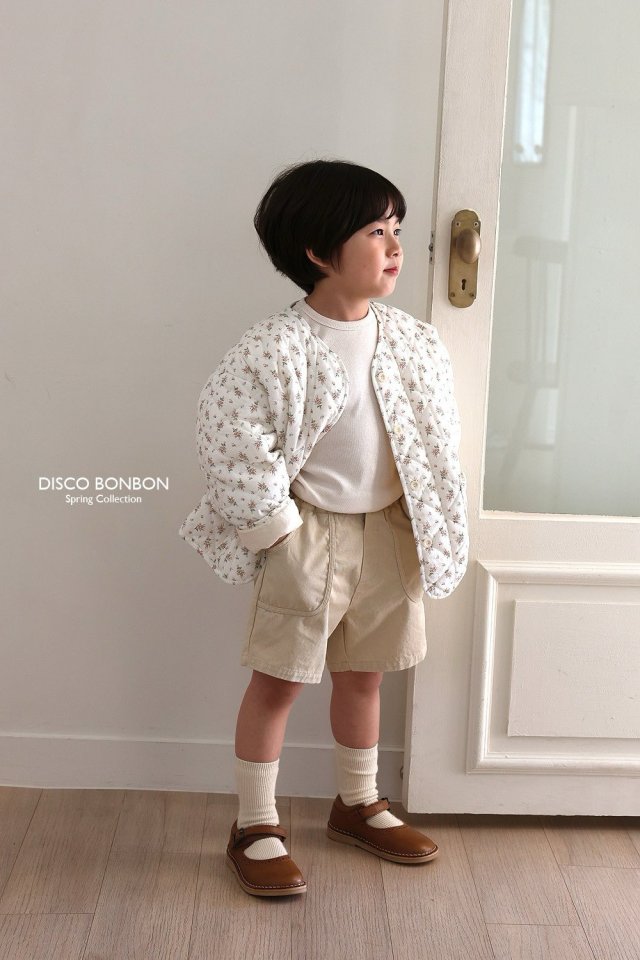 Disco Bonbon - Korean Children Fashion - #kidsshorts - Flower Wind Jumper - 5