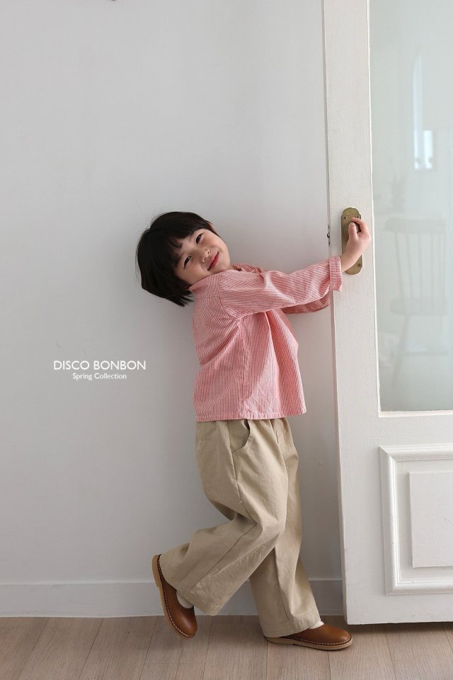 Disco Bonbon - Korean Children Fashion - #kidsstore - Cotton Wide Pants - 4