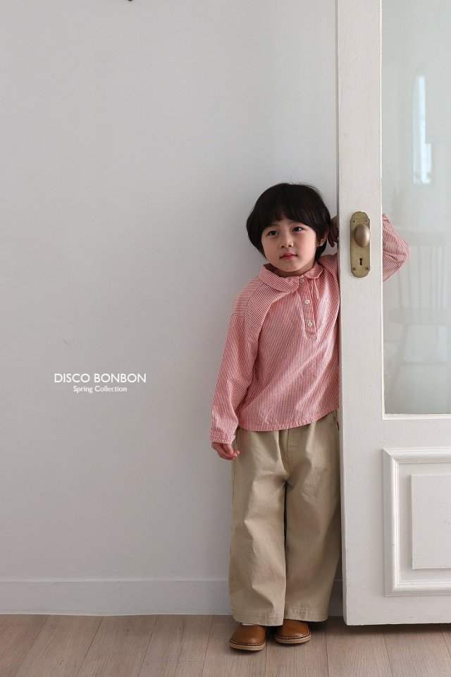Disco Bonbon - Korean Children Fashion - #littlefashionista - Collar Petite Shirt - 5