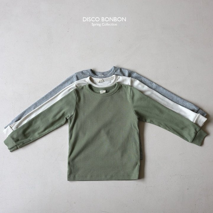 Disco Bonbon - Korean Children Fashion - #littlefashionista - Cotton Rib Span Tee