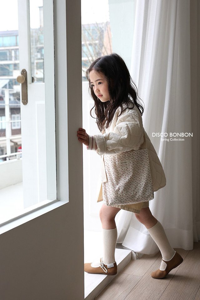 Disco Bonbon - Korean Children Fashion - #magicofchildhood - Cream Quilted Jumper - 9