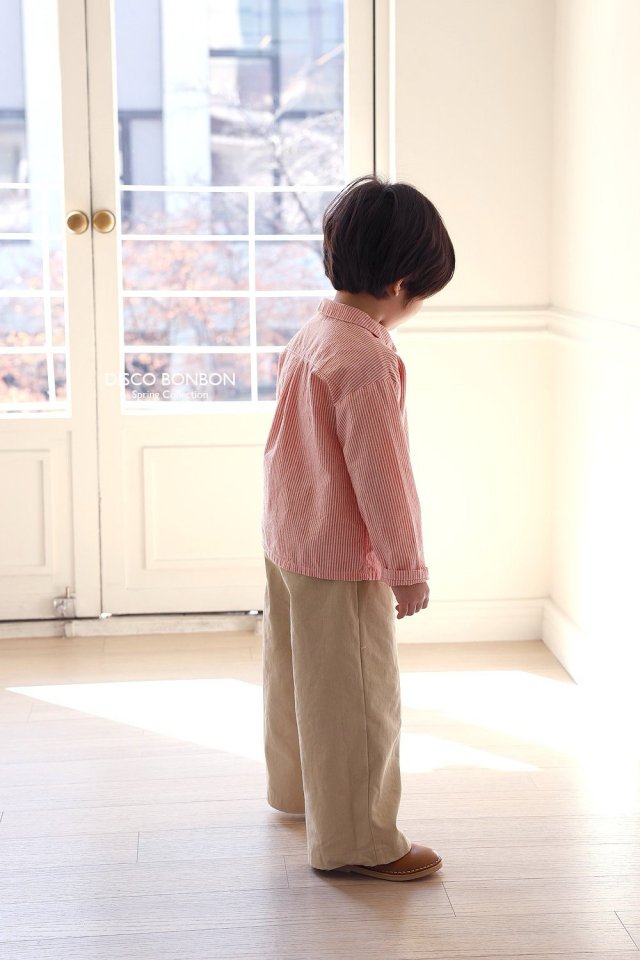 Disco Bonbon - Korean Children Fashion - #magicofchildhood - Cotton Wide Pants - 7