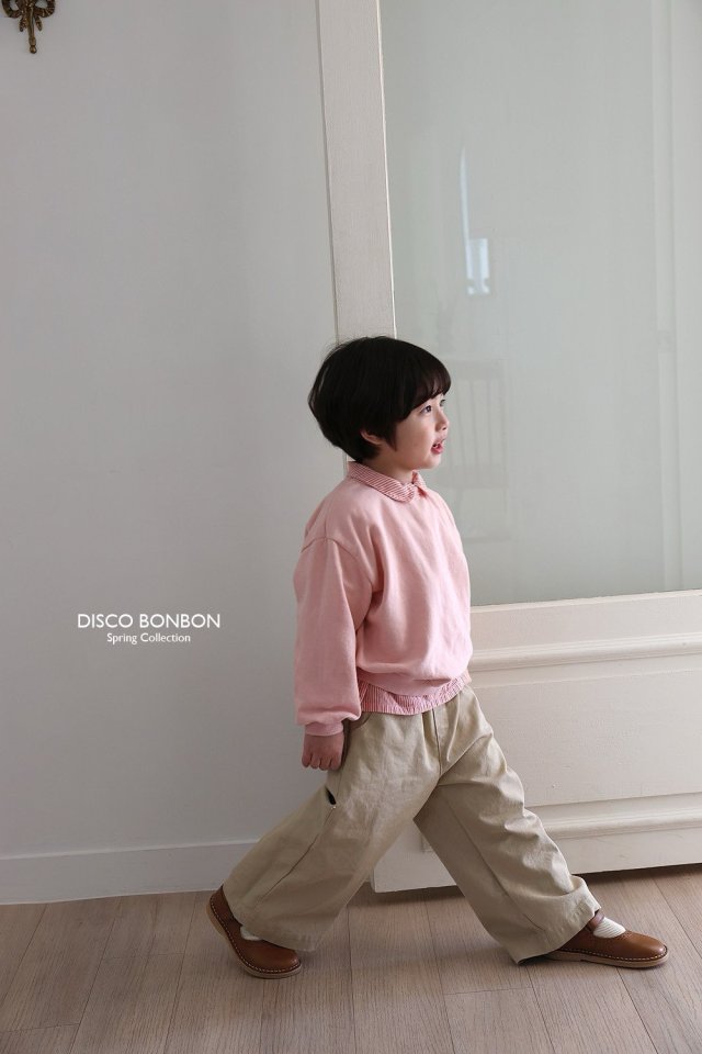 Disco Bonbon - Korean Children Fashion - #minifashionista - Cotton Wide Pants - 8