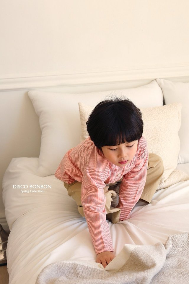 Disco Bonbon - Korean Children Fashion - #minifashionista - Collar Petite Shirt - 7