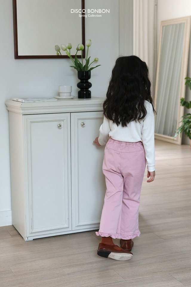 Disco Bonbon - Korean Children Fashion - #minifashionista - Span Frill Pants - 6