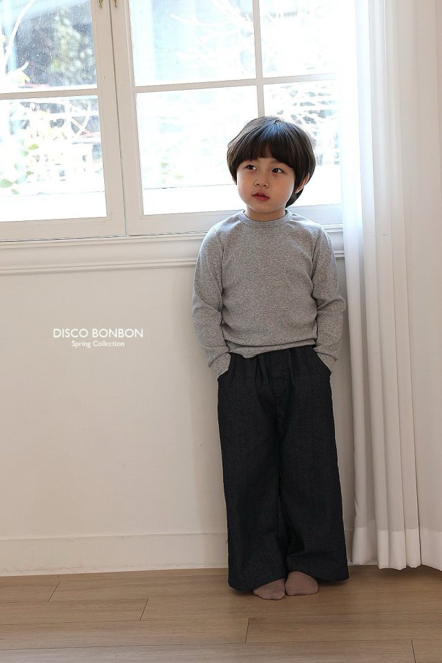 Disco Bonbon - Korean Children Fashion - #prettylittlegirls - Wide Denim Jeans - 5