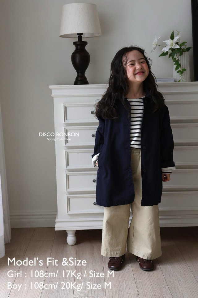 Disco Bonbon - Korean Children Fashion - #toddlerclothing - Spring Trench Coat - 2