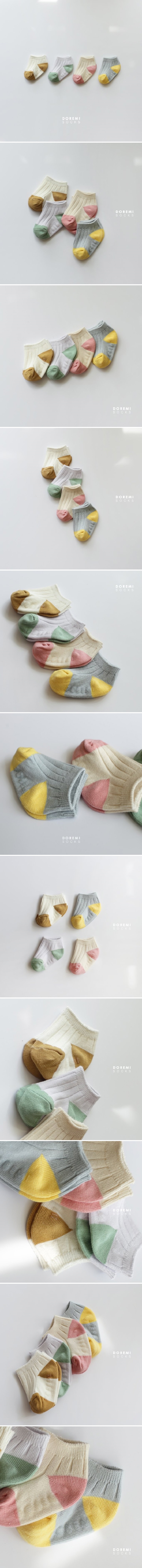 Doremi Socks - Korean Baby Fashion - #babyootd - Puyo Sneakers Socks