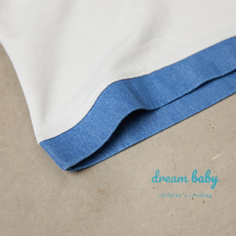 Dream Baby - Korean Children Fashion - #childofig - Denim Layered Hoodie - 7