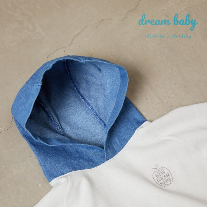 Dream Baby - Korean Children Fashion - #designkidswear - Denim Layered Hoodie - 9