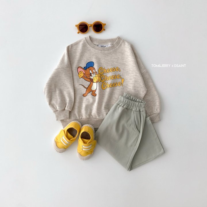 Dsaint - Korean Children Fashion - #Kfashion4kids - Jerry 3 Cheese Sweatshirts - 8