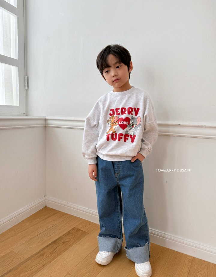 Dsaint - Korean Children Fashion - #Kfashion4kids - TUFF Love Jerry Sweatshirts - 8