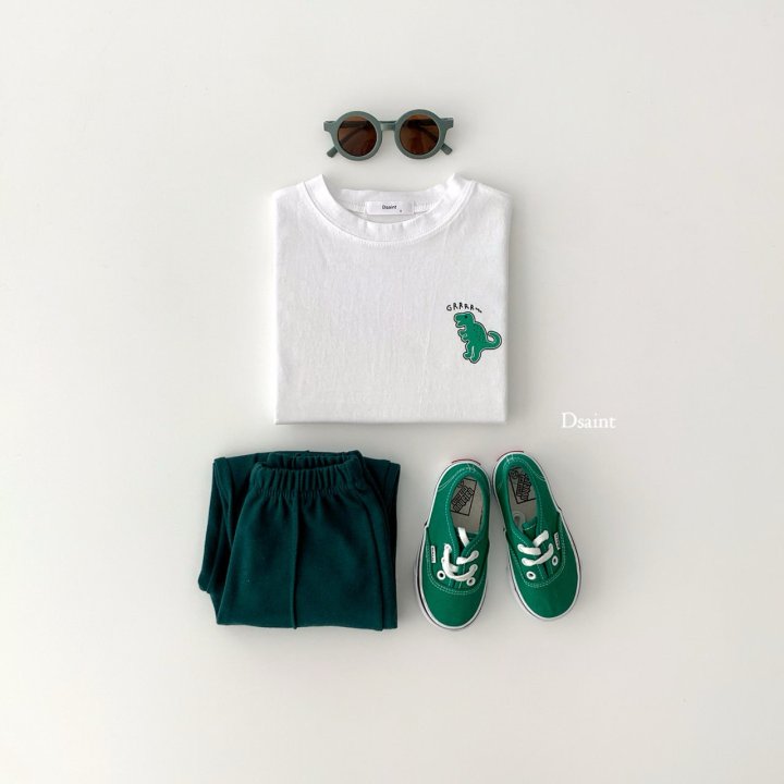 Dsaint - Korean Children Fashion - #Kfashion4kids - Grrr Dino Tee - 5