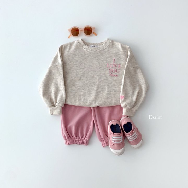 Dsaint - Korean Children Fashion - #Kfashion4kids - I Love Set - 8