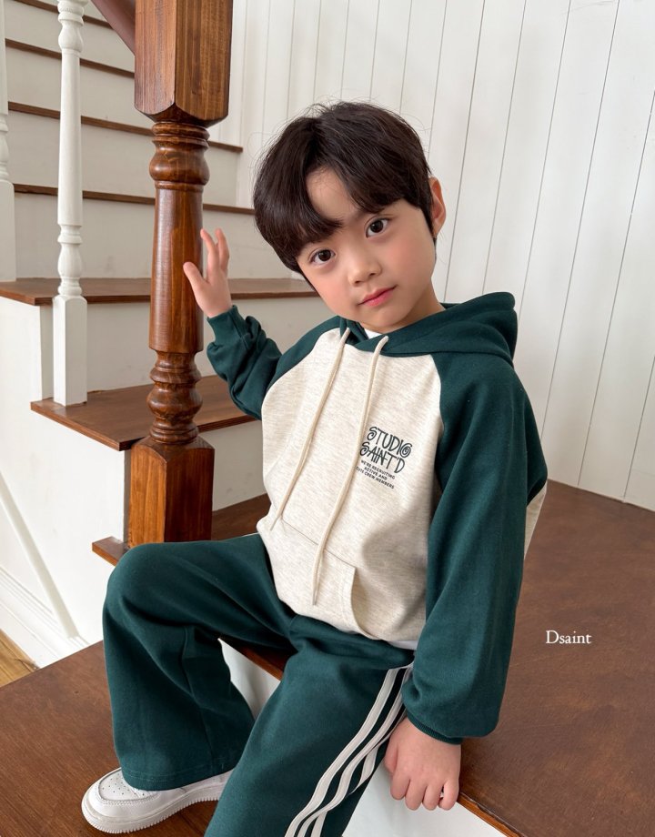Dsaint - Korean Children Fashion - #childofig - Raglan Stew Hoodie - 11