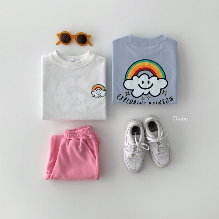 Dsaint - Korean Children Fashion - #childofig - Cloud Rainbow Sweatshirts - 5