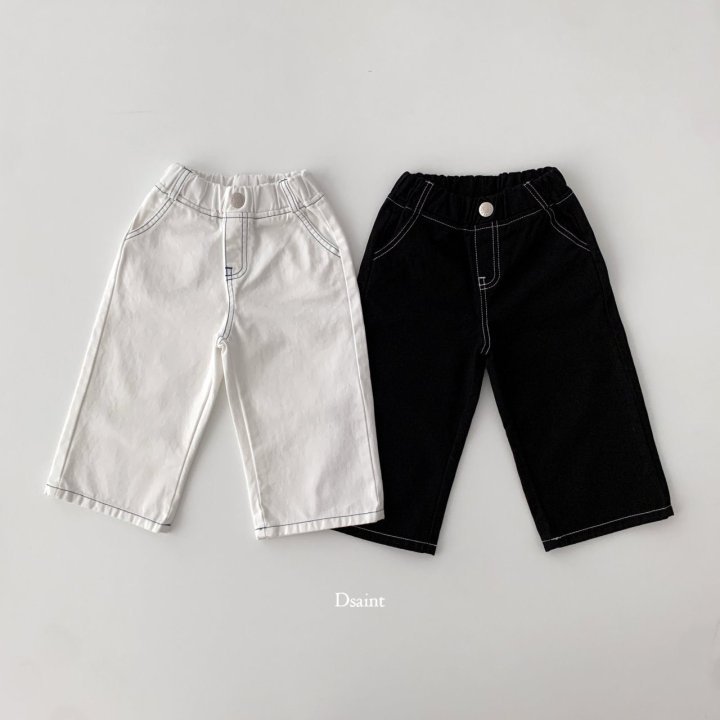 Dsaint - Korean Children Fashion - #childofig - Fit Wide Steech Pants