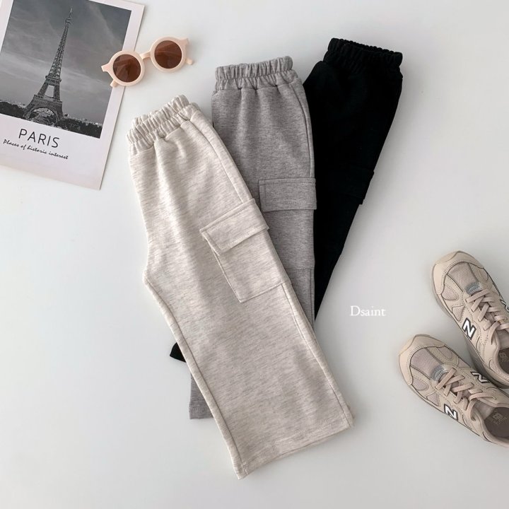 Dsaint - Korean Children Fashion - #childofig - Wide Cargo Pants - 5