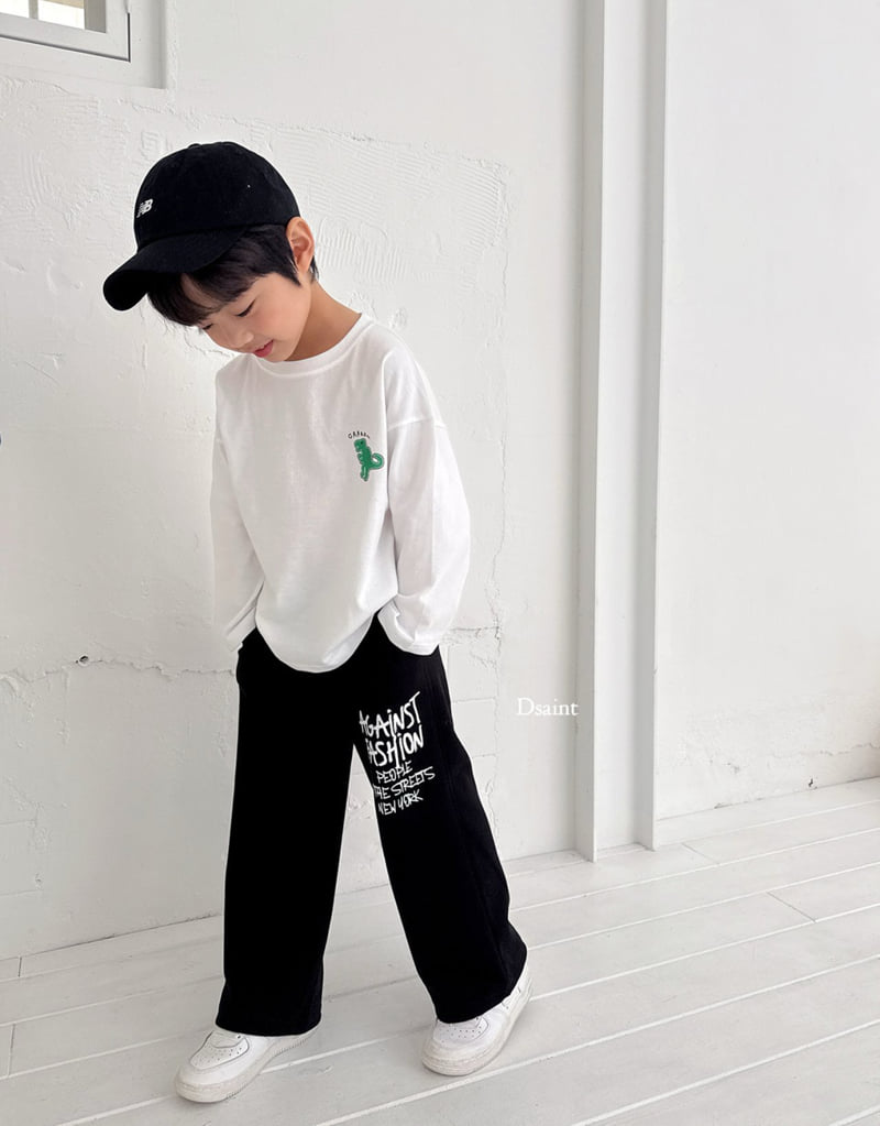 Dsaint - Korean Children Fashion - #childofig - Fashion People Wide Pants - 12