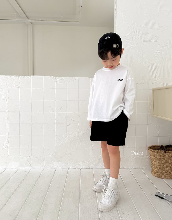 Dsaint - Korean Children Fashion - #childofig - DAILY Shorts Top Bottom Set - 12