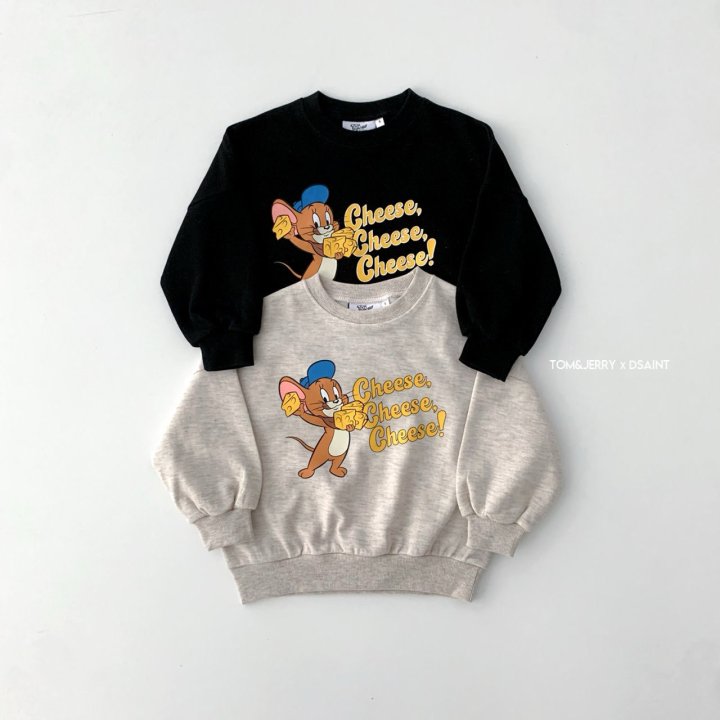 Dsaint - Korean Children Fashion - #childrensboutique - Jerry 3 Cheese Sweatshirts