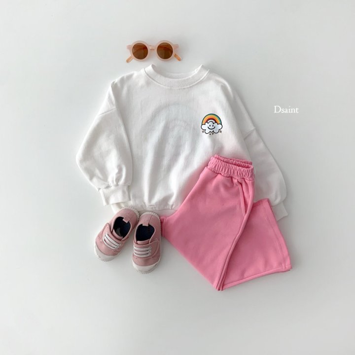 Dsaint - Korean Children Fashion - #childrensboutique - Cloud Rainbow Sweatshirts - 7