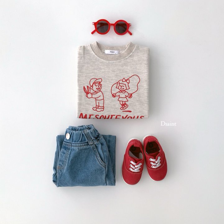 Dsaint - Korean Children Fashion - #childrensboutique - Boys Here Sweatshirts - 3