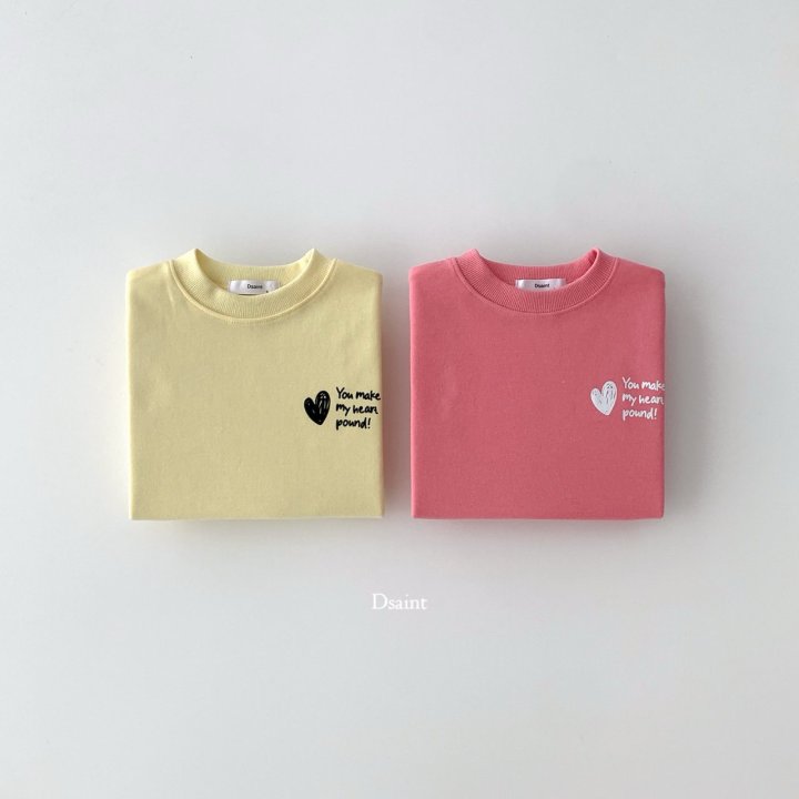 Dsaint - Korean Children Fashion - #childrensboutique - You Make Heart Long Sweatshirts - 10