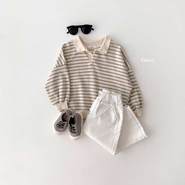 Dsaint - Korean Children Fashion - #childrensboutique - Trendy Collar Sweatshirts - 6