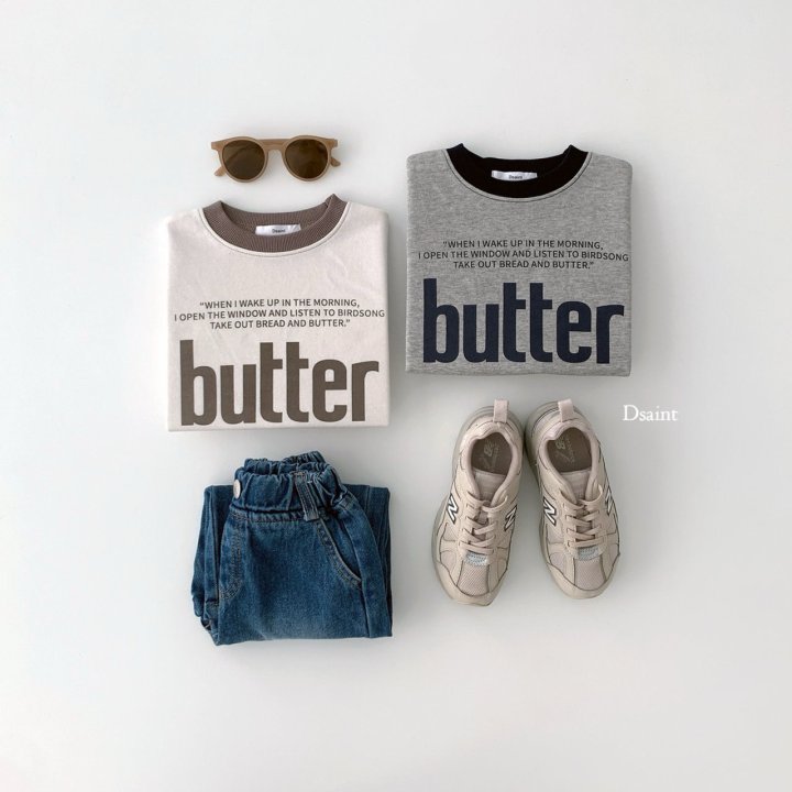 Dsaint - Korean Children Fashion - #childrensboutique - Mock Raglan Bree Butter Sweatshirts - 7