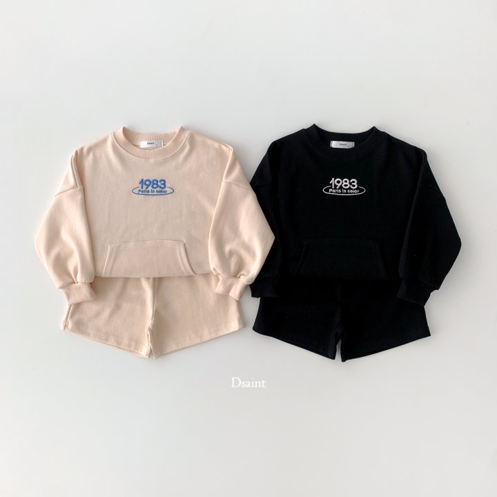 Dsaint - Korean Children Fashion - #childrensboutique - 1983 Shorts Top Bottom Set - 3