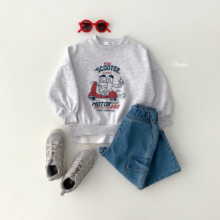 Dsaint - Korean Children Fashion - #designkidswear - Motorbike Sweatshirts - 5