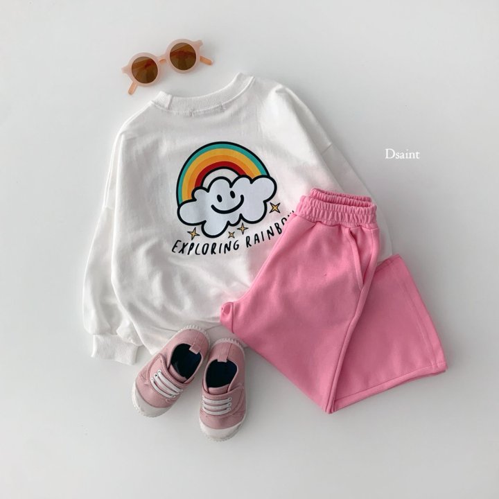 Dsaint - Korean Children Fashion - #designkidswear - Cloud Rainbow Sweatshirts - 8