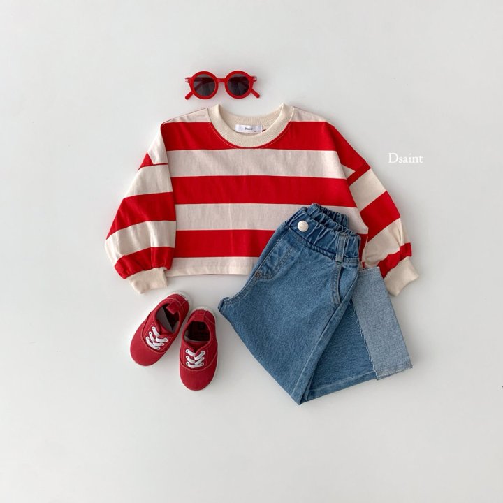 Dsaint - Korean Children Fashion - #designkidswear - Crop Sweatshirts - 6