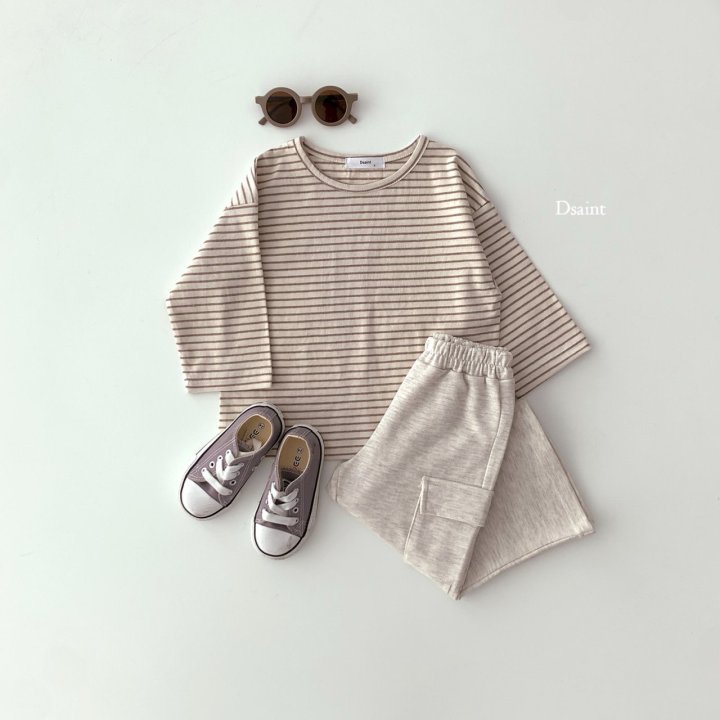 Dsaint - Korean Children Fashion - #designkidswear - Basic Essentials Stripe Tee - 9