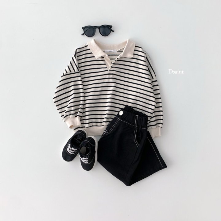 Dsaint - Korean Children Fashion - #designkidswear - Trendy Collar Sweatshirts - 7
