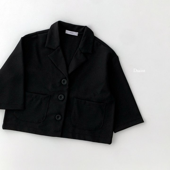 Dsaint - Korean Children Fashion - #designkidswear - Trendy Button Jacket