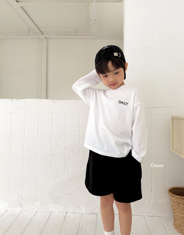 Dsaint - Korean Children Fashion - #designkidswear - DAILY Shorts Top Bottom Set