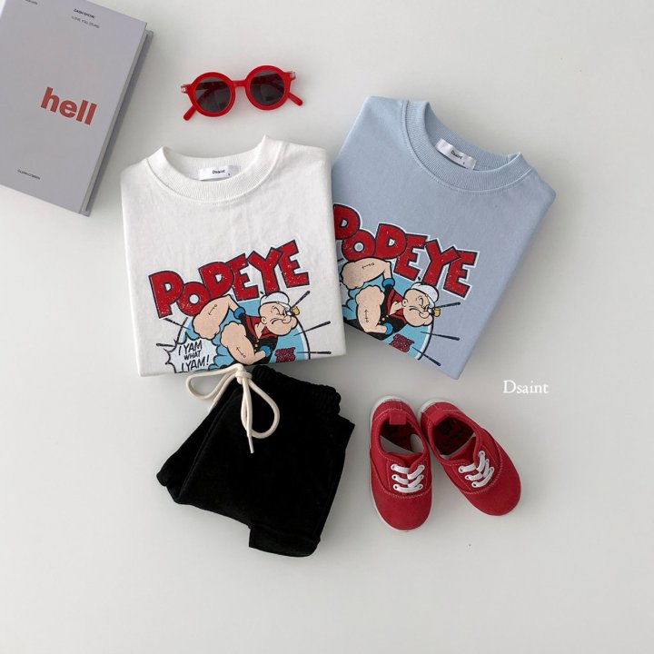 Dsaint - Korean Children Fashion - #discoveringself - Popeye Sweatshirts - 5